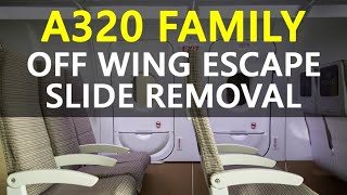 AIRCRAFT | A320 OFF WING ESCAPE SLIDE REMOVAL