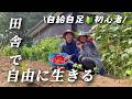 【古民家田舎暮らし夫婦とわんこ】移住してジャングルのような空地を開拓開墾／畑作り自給自足1年目【移住48】