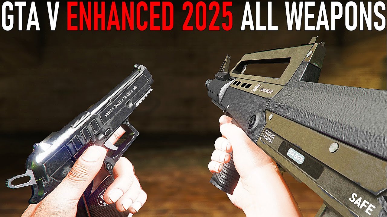 GTA V Enhanced All Weapons 2025 YouTube 