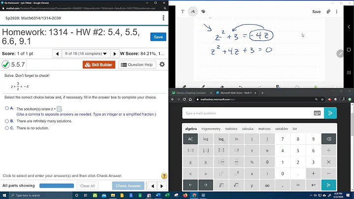 College Algebra - MyLab Math - HW#2: Question #9