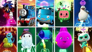 EXTRA SLIDE 🆚 BUS EATER 🆚 THOMAS EXE 🆚 SIREN HEAD 🆚 CAR EATER 🆚 ODDBODS 🆚 Tiles Hop EDM Rush 🔥