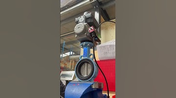 Actuated TTV Butterfly Valve 🔧 #actuator #valve #engineering #engineer #pneumatic #actuatedvalve