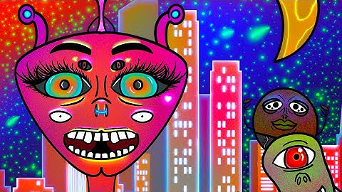 Speed Draw With Me | Liana Loucks | Procreate Drawing | Alien Cartoon