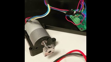 Smart motor controller test with one motor and one encoder