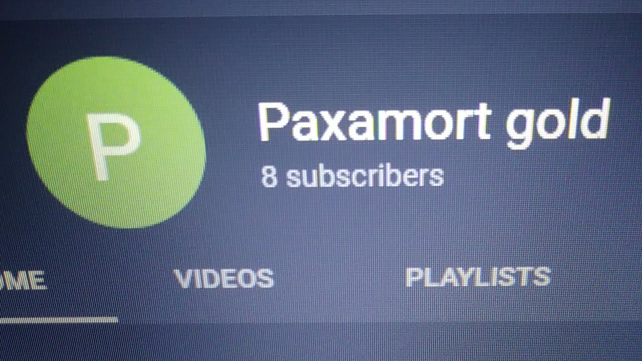 A Shout out to Paxamort gold