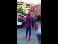 Spider-Man saves girfriend and poroposes to her
