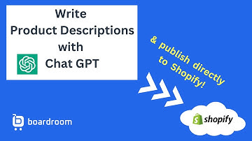 How to use Chat GPT to write Shopify product descriptions (WITHOUT having to copy/paste)