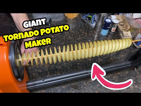 Commercial 2-in-1 Tornado Potato Spiralizer ⭐ Cooking Gizmos