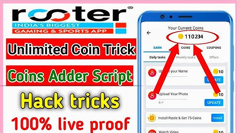 Rooter App Unlimited Trick | Rooter App Coin Adder Script 😱!! Rooter App Full Script 🤑