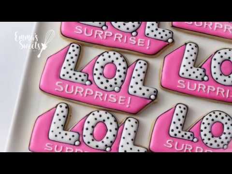 LOL SURPRISE DOLLS + BAKETIVITY Sugar Cookies Baking Kits | DIY Kids Toys  Baking Sets for Girls 6-12 and Boys | LOL Present Surprise Sugar Cookie