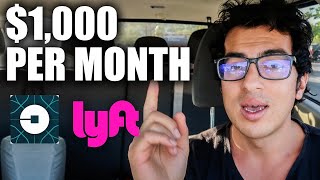 Easy Way Uber/Lyft Drivers Can Make An EXTRA $1,000 PER MONTH!