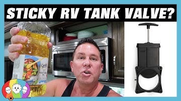 How to Fix & Lubricate a Sticky Hard to Pull RV Holding Tank Dump Valve - RV Hacks, Tips & Tricks!
