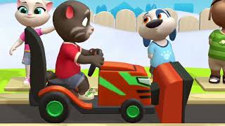 Talking Tom Snowfall Car Adventure Football Aur Water Race screenshot 3