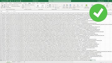 Como dividir en columnas un texto en plano Excel ( Herramienta Texto en Columnas)