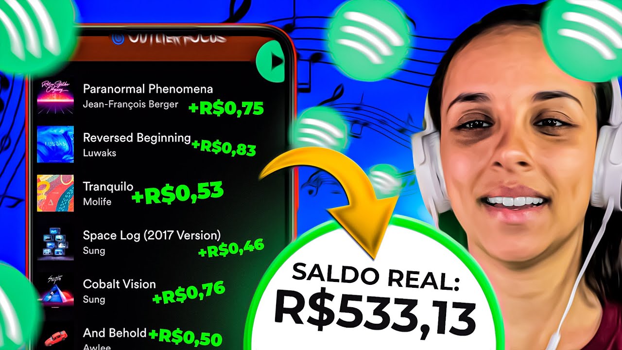 🚨 LANÇOU! O MELHOR APP PARA GANHAR OUVINDO MÚSICAS- GANHAR DINHEIRO em CASA