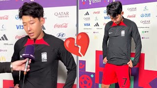 😢 Son Heung-Min Sad Reaction After Losing to Ghana | South Korea vs Ghana 2-3