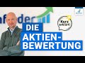 So geht's! Die Aktienbewertung