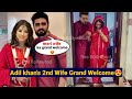 Adil khans 2nd wife grand welcome at home somi khan looks adorable with husband