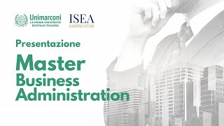 Presentazione Master in Business Administration screenshot 4