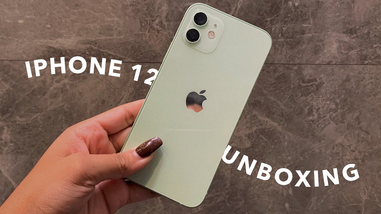 iPhone12 128gb 箱付き iPhone iPhone 12 unboxing!! ( green , 128gb ) - YouTube