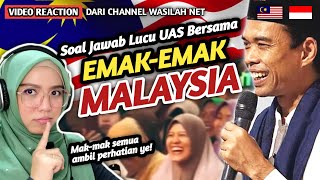 🇲🇾🇮🇩 REACTION TAUSIAH USTADZ ABDUL SOMAD SOAL JAWAB LUCU EMAK-EMAK MALAYSIA | Pesanan Berguna 😊👍