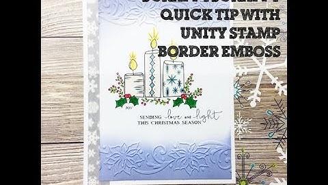 ScrappyScrappy - Border Embossing