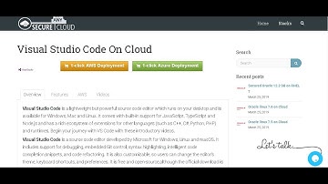 Secured Visual Studio Code on Windows 2016  Deploy on Azure , AWS and Google Cloud Platform.