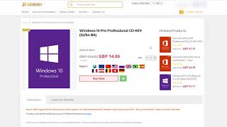 Genuine Lifetime Windows 10 Pro activation key fast for just 12£ from  Goodoffer24.com