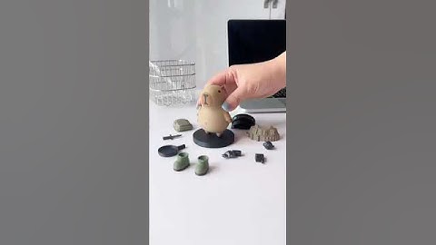 Capybara (Special Forces ver.) 1,2,3 Fire! 🔥 #capybara #gift #ornaments #toys #pubg #3d  #cute