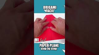 Paper plane step by step in less that 1 minute