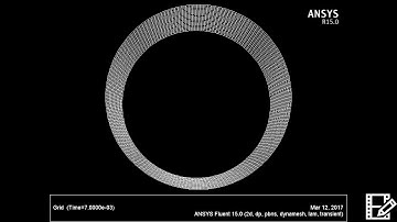 Whirling motion of a Journal inside a Squeeze Film Damper (SFD) using Adaptive Grid