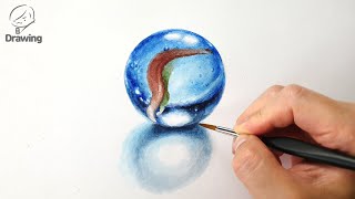 [수채화 기초] 구슬 그림 그리기 / Watercolor Painting of Bead