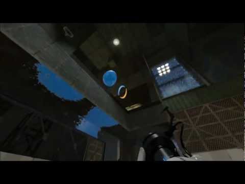 Portal 2 Blue GOO fun