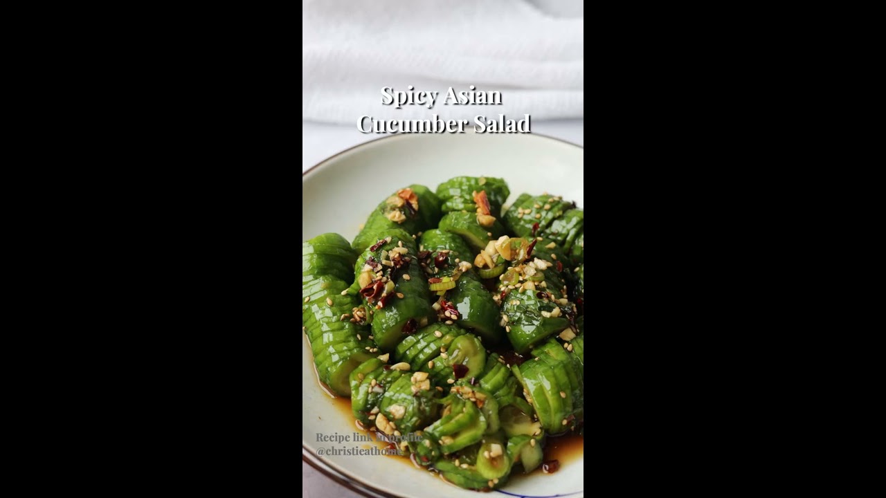 Quick Refreshing Spicy Asian Cucumber Salad