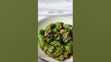 Quick & Refreshing Spicy Asian Cucumber Salad
