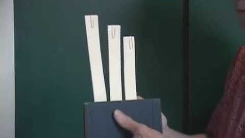 Resonance 2—Manilla paper analogy for building resonance