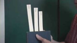 Resonance 2—Manilla paper analogy for building resonance