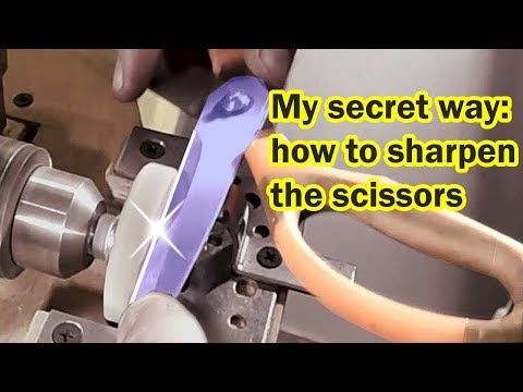 How To Sharpen Scissors / Scissors Sharpening Machine Using a Drill