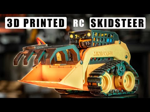 Turbo3D自作PC③ V3.0 - 3D Printed RC SkidSteer DIY - YouTube