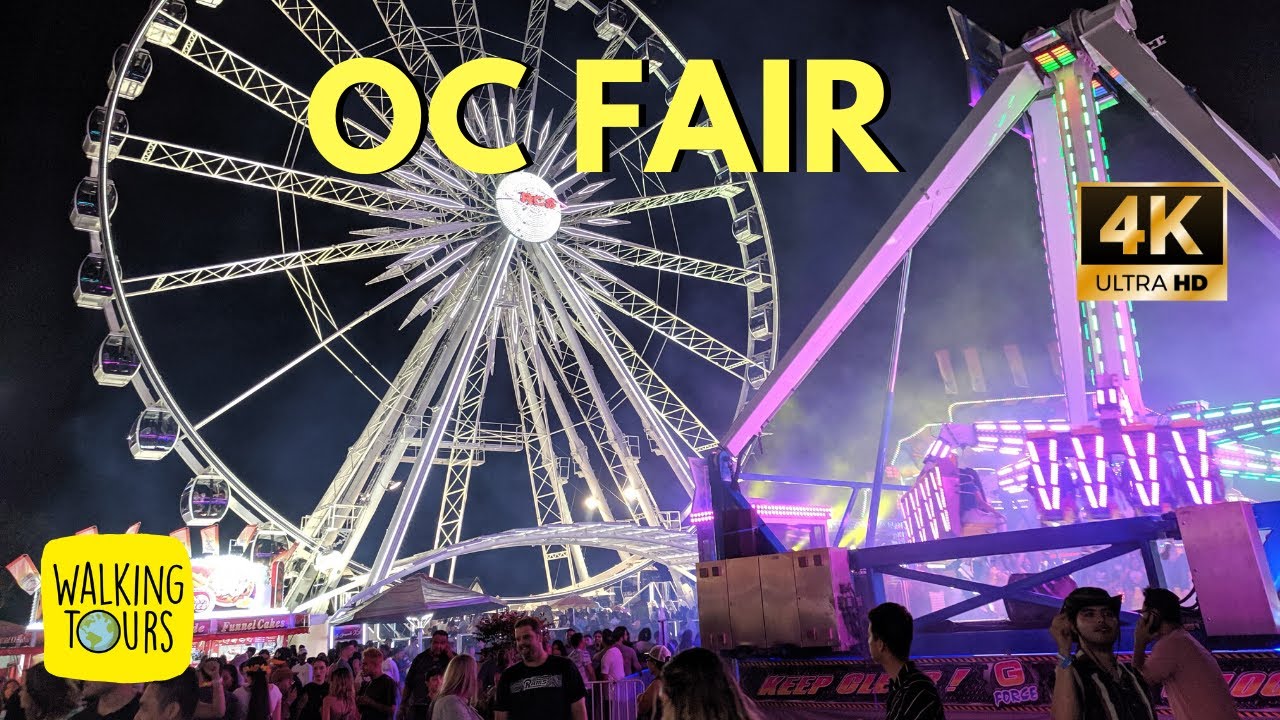 Orange County Fair at Night 2019 4K Ultra HD YouTube