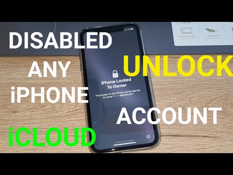 iCloud Unlock 100% Free from Any Disabled Account without Apple ID and Password Any iPhone