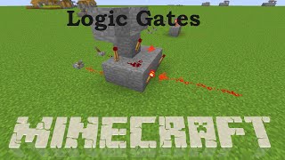 Logic Gates - Redstone Basics - Minecraft Tutorial
