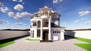 #Short : Beautiful! Queen Villa Exterior Design For Business Family  | House Deisgn | SLDesignArch*