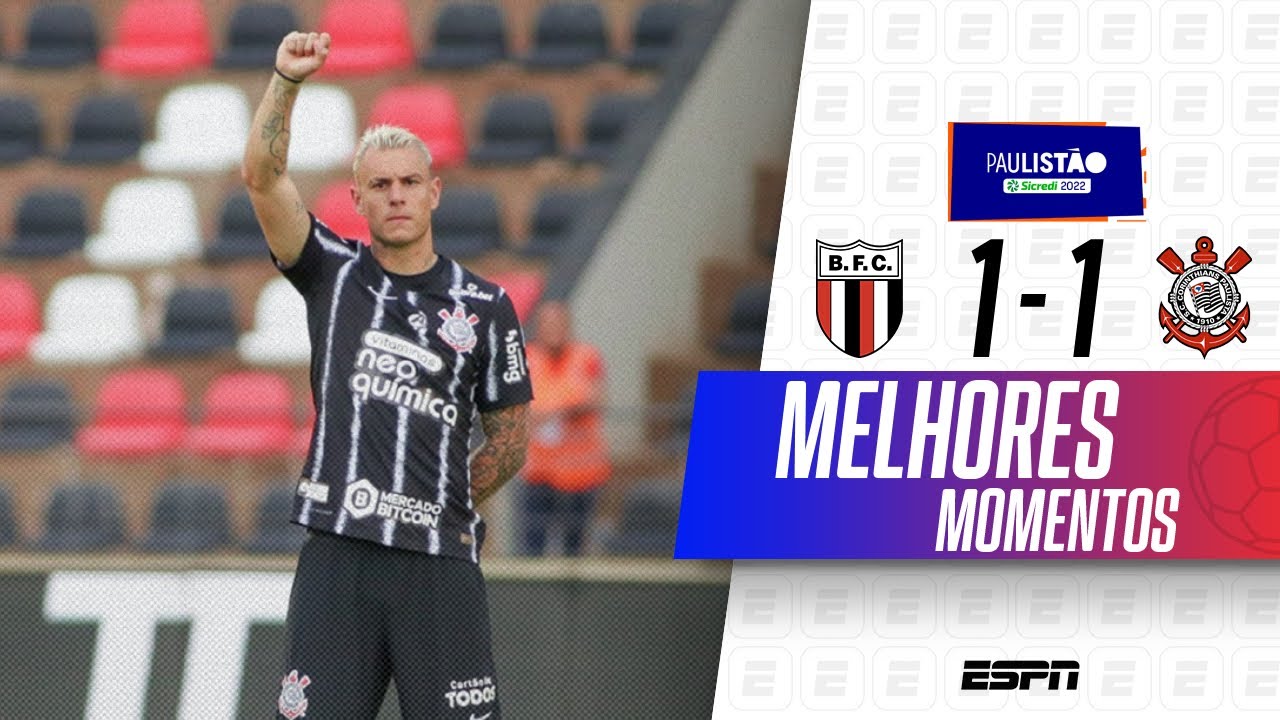 CORINTHIANS FICA NO EMPATE COM O BOTAFOGO-SP PELO CAMPEONATO PAULISTA | Melhores Momentos