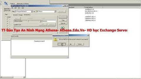 ATHENA Edu Vn Query Base Distribution Group Exchange Server.mp4