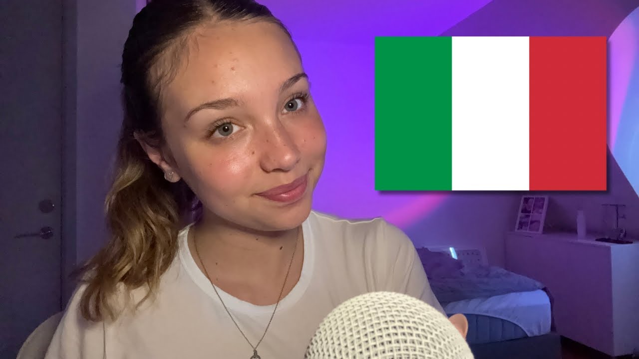 ASMR in Italian! 🇮🇹❤️ (Trigger Words and Close Whispers)