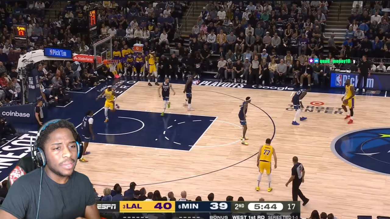 РЕАКЦИЯ НА #3 ЛЕЙКЕРС НА #6 ТИМБЕРВУЛВЗ | ПОЛНЫЕ МОМЕНТЫ ИГРЫ 3!