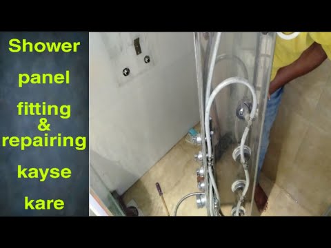 How To Fix Bathroom Shower Panel?