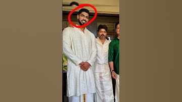 vijay bodyguard in Campion trophy final match #tvk #vijay #tvkvijay #actorvijay #rohitsharma