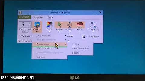 Summer School - An introduction to ZoomText magnification software